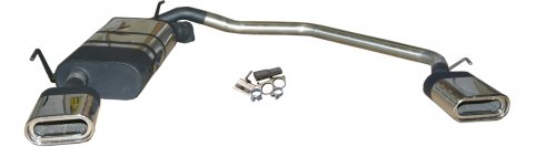 Duplex Endschalldämpfer Opel Vectra B